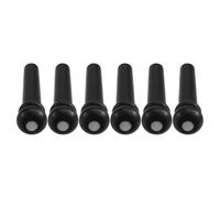Fangxuee 6 Pezzi Ebony Violin Endpin Set per un Chiodo di Violino, Chitarra Popolare e Accessori per Strumenti Musicali Essenziali