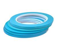Fangxuee 6 Rotoli di Nastro Fine Line Nastro per Mascheratura Viny Fineline Ad Alta Temperatura Nastro per Pittori Blu (1/8 di Pollice 6 Pezzi)