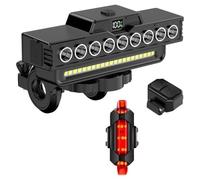 Fangxuee 9 Lampada per Biciclette A LED 9 Perle Light Bicycle Head Light USB di Sicurezza Lampada Front Lucile Bike Bike Bicycle Accessori per Biciclette