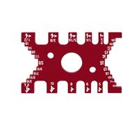 Fangxuee A Coda di - Scheda di Misurazione per Tenoni-Gaps per Lavorazione Legno Calibro di Profondità In Lega di Alluminio per Taglierina per Tenoni, Punta del Router B