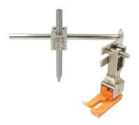 Fangxuee Accessorio per Cucire Rotondo Macchina per Cucire Tornitura Circolare Strumento Ausiliario Lega Facile da Usare Accessori per Cucire Circolari per