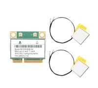 Fangxuee Adattatore PCIe WiFi 7 BE200 con Bluetooth 5.4 Tri-Band 2.4G/5G/6GHz 8774Mbps, con Antenna, Adattatore di Rete Wireless 8774Mbps, BE200NGW, per Win10/11