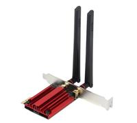Fangxuee Adattatore WiFi PCIE BE200 Scheda di Rete Wireless BE200NGW per Bluetooth 5.4 Tri-Band 2.4G/5G/6GHz