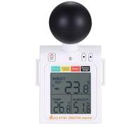 Fangxuee Allarmi Udibili Misuratore di Sollecitazione di 2 In 1 Wbgt+ Hi Indice di Checker Temperatura del Globo Bulbo Bagnato con Indicatore di Livello