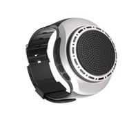 Fangxuee Altoparlante da Polso Portatile per Bicicletta Ricaricabile Tramite USB con Luce, Compatibile con Bluetooth, Musica, Radio FM.