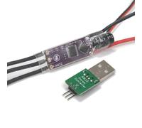 Fangxuee AM32 2-4S 40A ESC 32-Bit Regolatore Elettronico di velocità Supporto PWM/DSHOT/Sine per RC Crawler Car Axial Parte del Motore del Drone FPV
