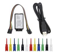 Fangxuee Analizzatore di USB Logic Analyzer 24MHz 8CH Logic Analyzer 24MHz Logic Analyzer
