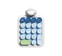 Fangxuee Cartoon 'Orso Blu 2.4g Tastie di Tastiera Numerica Wireless, 18, Ideale per la Contabilità