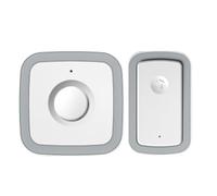 Fangxuee Cercapersone con Pulsante di Chiamata, Campanello per Porta Wireless Cercapersone Wireless con 5 300M per Anziani/Pazienti/Disabili/Donne Incinte Spina Europea Facile da Usare
