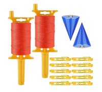 Fangxuee con Manico Intrecciato 2 A Intrecciato Intrecciato In Nylon per Giardinaggio, Strumenti In Muratura, Livello di Stringa