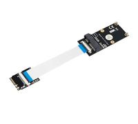Fangxuee Connettore NGFF M.2 Key A+e A Mini PCI-e per Wireless Network Riser Card per Modulo WiFi BT Bluetooth