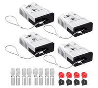 Fangxuee Coperchio Rigido 12V - 36 V Connessione Batteria 175AMP 1/0AWG per Kit di Cablaggio del Verricello Plug Anderson per Connettore Anderson per per A