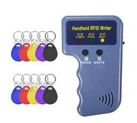 Fangxuee Copia/Scriba/Programmatore RFID Portatile EM A 125KHz per Clonare, Leggere e Scrivere Schede, Supporta EM4305/T5577, Chiavi//Gettoni Riscrivibili