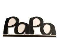 Fangxuee Cornici per Foto per La Festa del papà Cornice per Foto A Forma di Lettera di papà per La Visualizzazione della Famiglia del Padre su Tavolo, Regalo per La Festa del papà, D