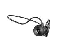 Fangxuee Cuffie Stereo A Conduzione Ossea Bluetooth con Gancio Auricolare per All'Aperto, Comode da Indossare e Pratiche da Usare Durante Lo Sport. Colore Nero.