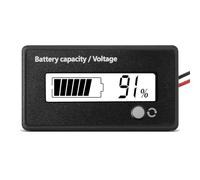 Fangxuee DC 12V-72V Misuratore di Capacità Della Batteria al e al Litio Indicatore Della Batteria Monitor Schermo