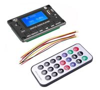Fangxuee DC 5V 12V MP3 Decoder Scheda LCD Visualizza Il Modulo Audio MP3 Supporto FM Radio Aux
