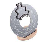 Fangxuee Disco Musicale per Chitarra Cerchio Delle Quinte, Ruota del Circolo Delle Quinte Strumento per La Melodia Ruota Degli Accordi con Base Grigia