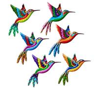 Fangxuee Elegante Decorazione da Parete con Uccelli in Metallo per Le Decorazioni della Casa del Soggiorno