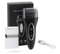Fangxuee Elettrica per Pedicure Ricaricabile, Rimuovi Pelle, Secca e Cuticole Morte, Strumenti per la Cura del Pedicure, Colore Nero