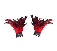Fangxuee Feathercuffs Polsini da Cuffi Morbide Pelliccia di Piume di Cuffia per Braccialetti per Cuffie per Le Braccia