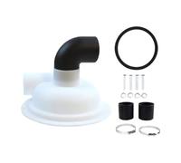 Fangxuee Filtro Ciclonico Collettore di Polvere per Lavorazione del Legno con Gomito DIY Coperchio Separatore Ciclonico In Truciolato Costruzione per Aspirapolvere