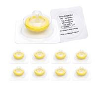 Fangxuee Filtro Sterile per Siringa PES, Confezione da 50, Dimensione Dei Pori 0,22 Μm, Diametro Della Membrana 33 mm, Capacità di Filtrazione Idrofila Sterile