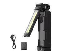 Fangxuee G16-S COB Luci da Torcia LED con Base Magnetica Batteria Ricaricabile Display per Riparazione Auto