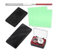 Fangxuee Il Kit di Soluzioni di Test di Gioielli In e A 6 Pezzi Comprende Graffi, Panno di Lucidatura di Pietre Preziose, Ingrandimento