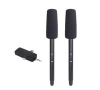 Fangxuee Intervista Wireless Microfono Microfono Cancellata per la Fotocamera SLR Dedicata Ai Giornalisti (da 1 A 2)