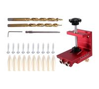 Fangxuee Jig per Falegname Pocket Hole Jig Clamp Pocket Hole Jig Jig Pocket Hole Hole System Hole Opener Tool For Wood In Rosso