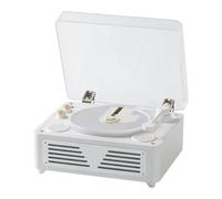Fangxuee Lettore CD retrò Bluetooth 5.0 Stereo HiFi Audio Speaker Lettore CD Portatile da Tavolo per La Casa B