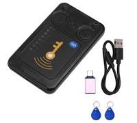 Fangxuee Lettore di Chip Intelligente RFID ISO14443 con Rilevamento delle Chiavi EM125KHZ IC 13.56Mhz Badge Decode RFID Emulator con Supporto per la Clonazione della Scheda.