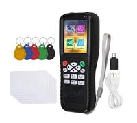 Fangxuee Lettore Scrittore di Schede Smart RFID NFC X100 + Duplicatore di Schede/RFID XUID (5 Pezzi) Programmabile di Schede ID IC Copiatrice di Chiavi Crittografate