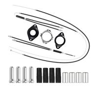 Fangxuee Linee del Freno per Biciclette BMX Set Completo - Cavi Freno Giroscopio Bike Anteriore+ Posteriore con Rotore Filatore per la Maggior Parte delle Bici Giroscopiche