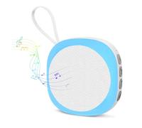 Fangxuee MACCHINA di RUMIO con 12 LUCE NOTTE REGOLABILE BIANCA, Altoparlante Bluetooth Portatile, Funzione di Temporizzazione Bianca