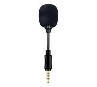 Fangxuee Microfono Wireless Portatile Plug And Play di Alta qualità HD per Scheda Audio Live, Accessori per Il Canto Live A