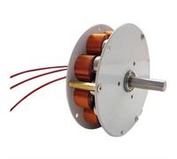 Fangxuee Mini Generatore Portatile da 24 V, Potenza del A Mano Mano, Motore Magnetico Forte A Bassa Velocità, Ideale per la Generazione di Energia