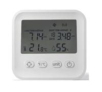 Fangxuee Mini Monitor Della Qualità 'Aria Radon, Regolazione Dei Dati di Temperatura e Umidità, Sensore di Radon, Rilevatore di Gas Radon per Interni