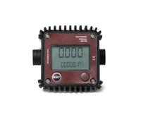 Fangxuee Misuratore di Flusso di Marcia Digitale LCD Premium K24 per Monitoraggio di Carburante, Olio, Acqua, Urea