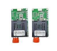 Fangxuee Modulo Trasmettitore Ottico Ttl A Fibra Ottica per Controller di del Drone, UART/SBUS, Portata di 40KM, RX/TX/AV/VCC/GND