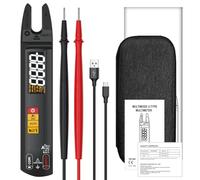 Fangxuee Multimetro 6000 Count Pinza Amperometrica, Modalità Smart di Ricarica, Misurazione Della, Della Capacità, Della Frequenza, Della Continuità, Resistente