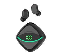 Fangxuee Nell'Aurico Bluetooth Wireless Auricolare Auricolare Bluetooth Dinamico per Videogiochi, Cuffia Comune Nera
