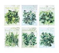 Fangxuee Pacchetto di Effimeri A Pianta Forestale In Pizzo, 120 Pezzi per Scrapbooking e Journaling