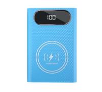 Fangxuee per Batteria Ricaricabile Rapida 4x21700 con Caricatore Wireless da 15W e Coperchio Separabile con Ricarica Rapida 22.5W QC4/QC3.0/QC2.0, Display LCD e Modulo per Banco di Potenza