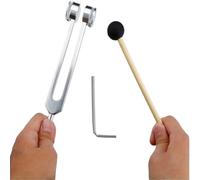 Fangxuee Per il Sollievo da Stress Healing Therapy Terapia Tuning Fork Set Hammer Incluso FORCHI