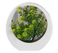 Fangxuee Pianta Artificiale Bonsai con Luce LED Piccolo Albero Vaso Pianta Finta Ornamenti in Vaso Decorazione da Tavolo per La Casa