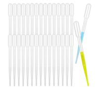 Fangxuee Pipetta di Trasferimento In Plastica da 3 Ml di - Olio, per Scienza Laboratorio Arte Fai -da -Te, 1000 Pezzi Compatibili In Medicina