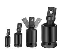 Fangxuee Presa Giunto Universale per Cannone Ad Aria, Set di Prese Rotanti A Impatto, 4 Pezzi, Set di Trasmissione da 1/4 di Pollice, 3/8 di Pollice, 1/2 di Pollice, 3/4 di Pollice