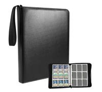 Fangxuee Raccoglitore per Carte Collezionabili A 9 Tasche. Contiene 900 Carte Sportive, TCG, da Gioco, di Credito, Coupon, Regalo e Biglietti da Visita. Collezione di Carte